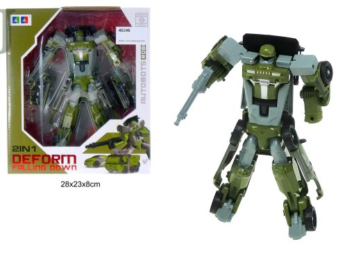 Robot transformers auto 22CM zielony 46246