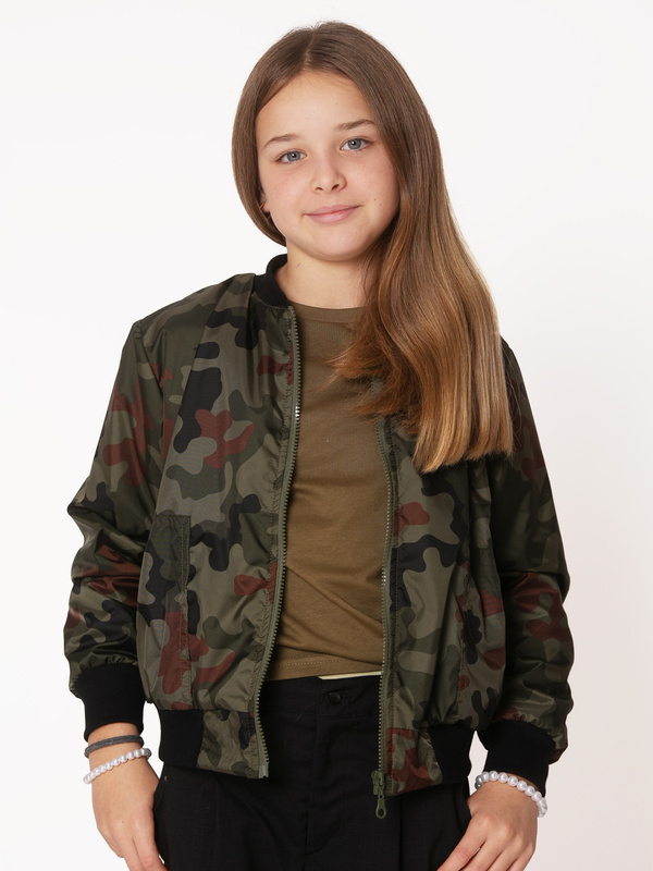 Kurtka dziewczęca wodoodporna moro WZ.93 Produkt Polski