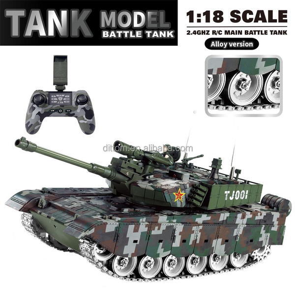 Czołg bojowy 1:18 RC HH Poland – duży, zdalnie sterowany model z kamerą WiFi, efektami dźwiękowymi i świetlnymi