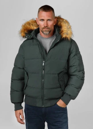 Kurtka zimowa Pitbull West Coast Burnt Ciemny Oliwkowy