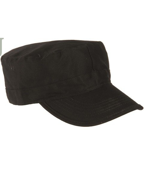 CZAPKA PATROLÓWKA CZARNA Z DASZKIEM