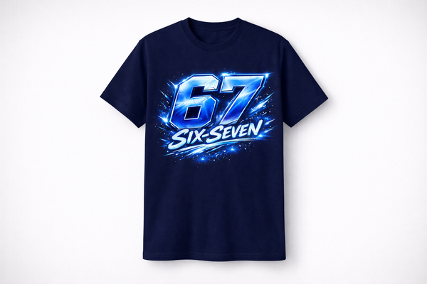 T-shirt six-seven – viralowy mem 67 koszulka damska
