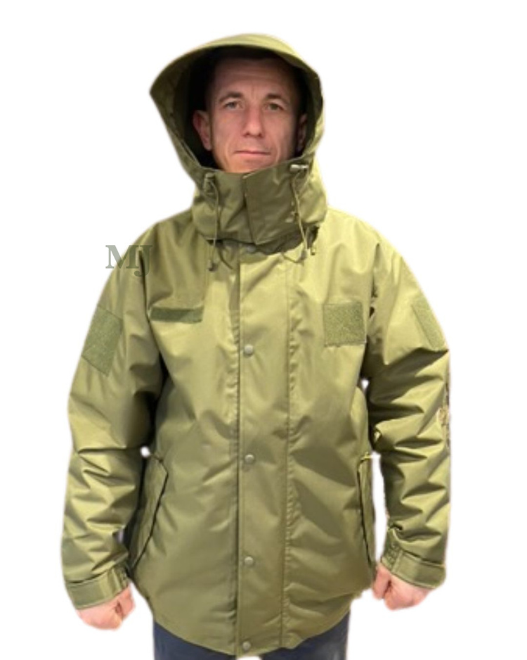 Kurtka ocieplana zimowa przeciwdeszczowa olive