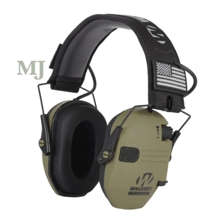 Słuchawki aktywne strzeleckie taktyczne elektroniczne nauszniki ochronniki słuchu przeciwszumowe