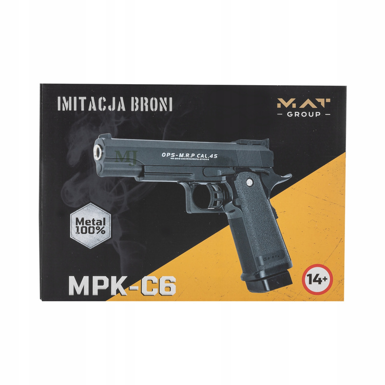 Pistolet na kulki metalowy MPK - C6