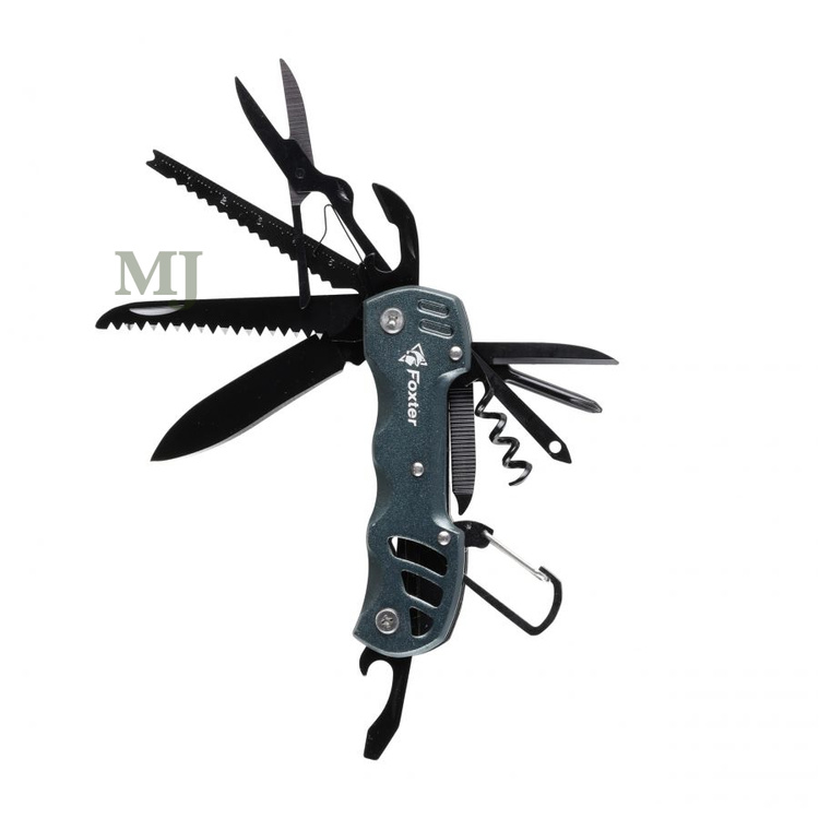 Multitool Foxter narzędzie wielofunkcyjne survival 13w1 szary