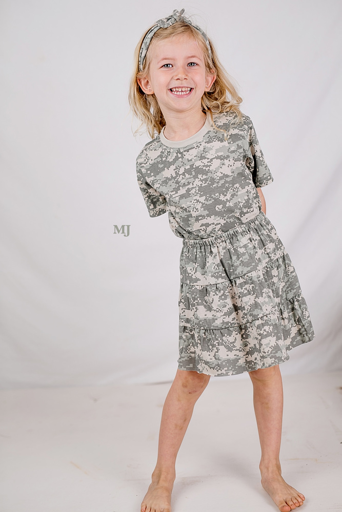  Spódniczka dziewczęca moro ACU - Produkt Polski