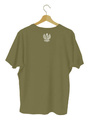 Koszulka T-shirt chłopięcy Orzeł khaki