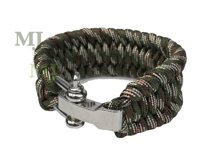 Bransoleta paracord 3-kolorowa