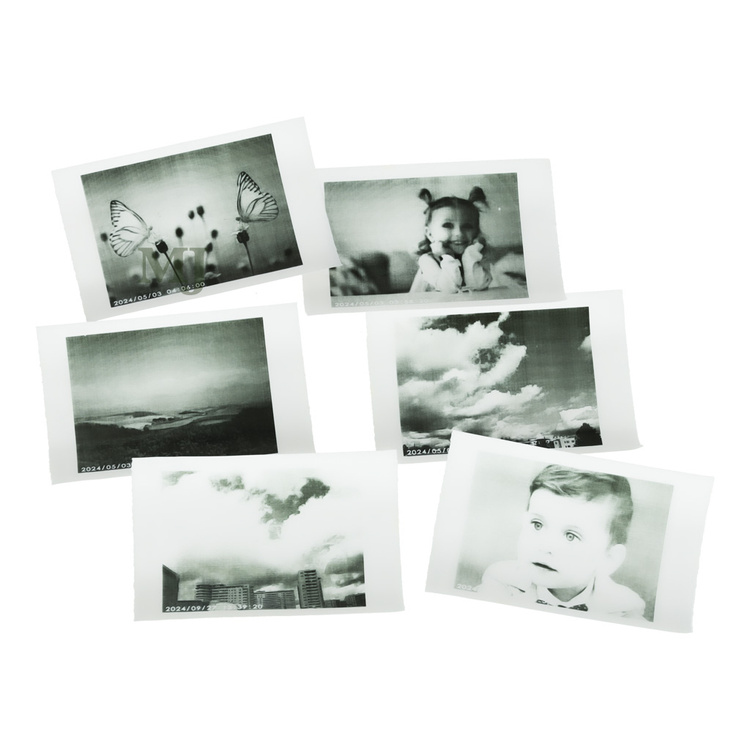 Aparat fotograficzny natychmiastowy, drukarka termiczna + wkłady, karta 32gb różowy