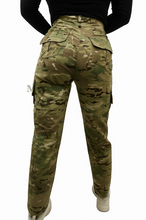 Spodnie bojówki damskie Multicam