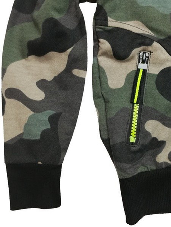 Bluza moro chłopięca/młodzieżowa  z kapturem