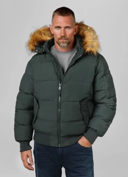 Kurtka zimowa Pitbull West Coast Burnt Ciemny Oliwkowy