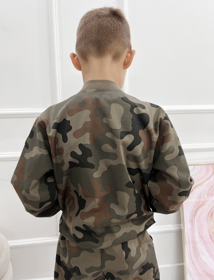 Komplet moro chłopięcy WZ.93  bomberka i joggery Produkt Polski