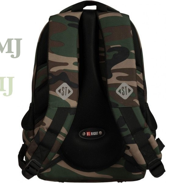 Plecak szkolny 3 komorowy 20L ST.RIGHT moro BP26