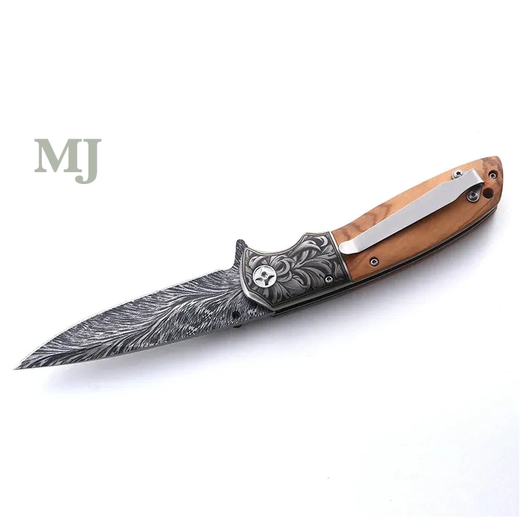 Nóż składany ratowniczy myśliwski survival 22cm FOXTER® 