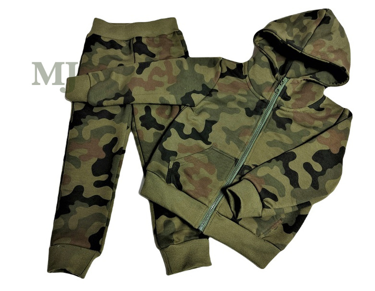 Bluza dresowa moro dla dziewczynki WZ.93 Produkt Polski