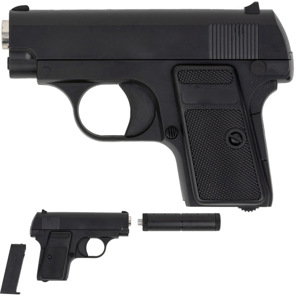 Pistolet metalowy na kulki PW-P6+