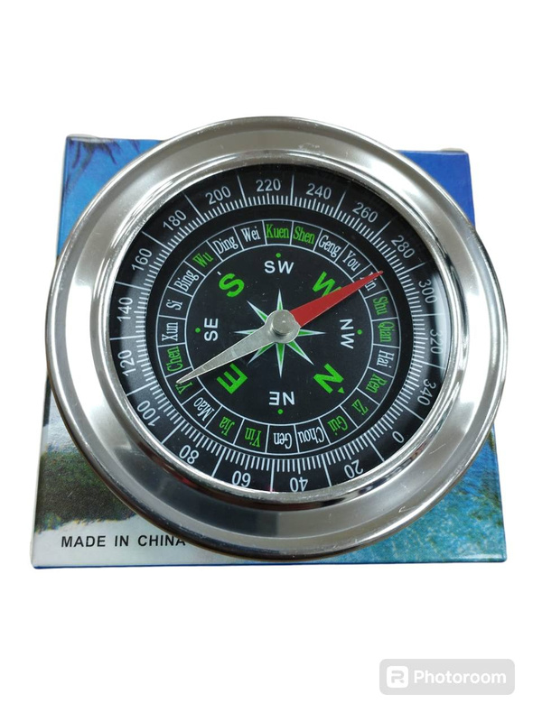 Kompas busola kiszonkowa metalowa feng shui 9872