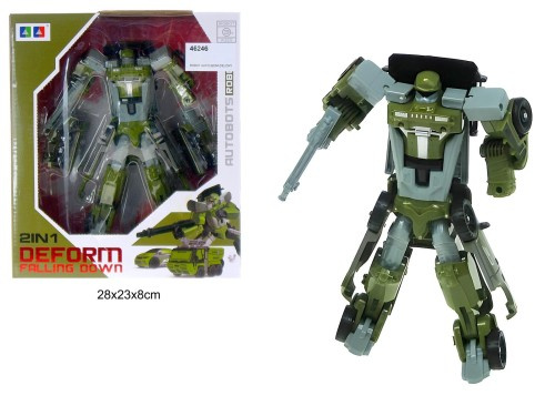 Robot transformers auto 22CM zielony 46246