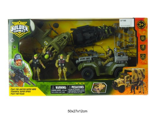 Zestaw pojazdów wojskowych