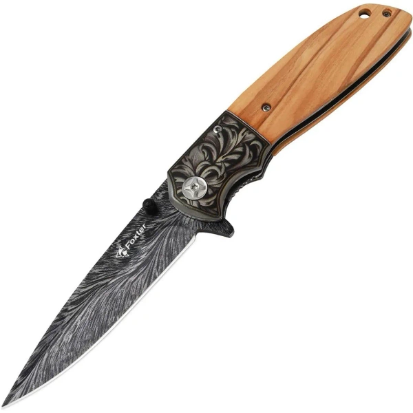 Nóż składany ratowniczy myśliwski survival 22cm FOXTER®