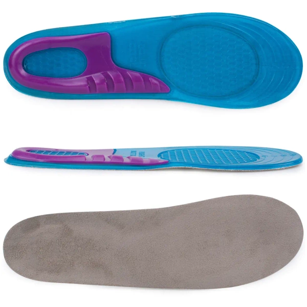 Wkładki do butów robocze sportowe amortyzujące żelowe 1 para rozmiar 38-43