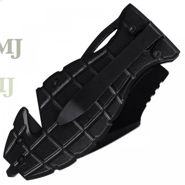Nóż składany ratowniczy granat Mil-Tec kieszonkowy
