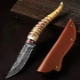 Nóż myśliwski survival finka poroże pokrowiec 24cm