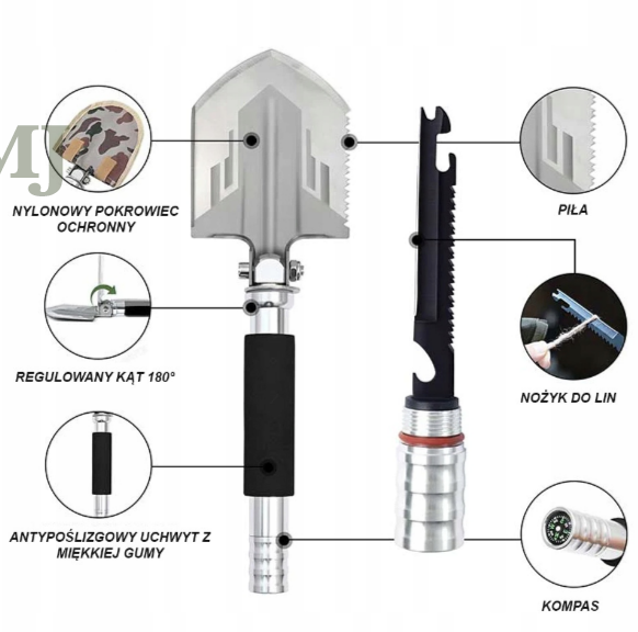 Saperka multifunkcyjna składana
