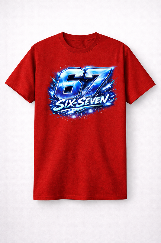 T-shirt six-seven – viralowy mem 67 koszulka damska 