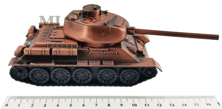 Figurka Czołg miedziany replika PE-J3183-B 