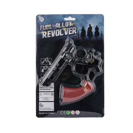 Pistolet metalowy na kapiszony czarny MPS-203-2