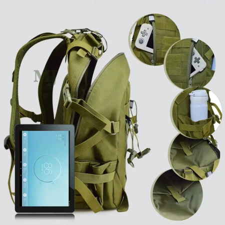 Plecak wojskowy militarny survival taktyczny wodoodporny 55l