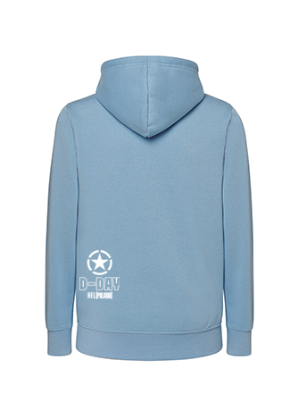 Bluza dziewczęca nadruk Czołg Hanomag jasnoniebieska