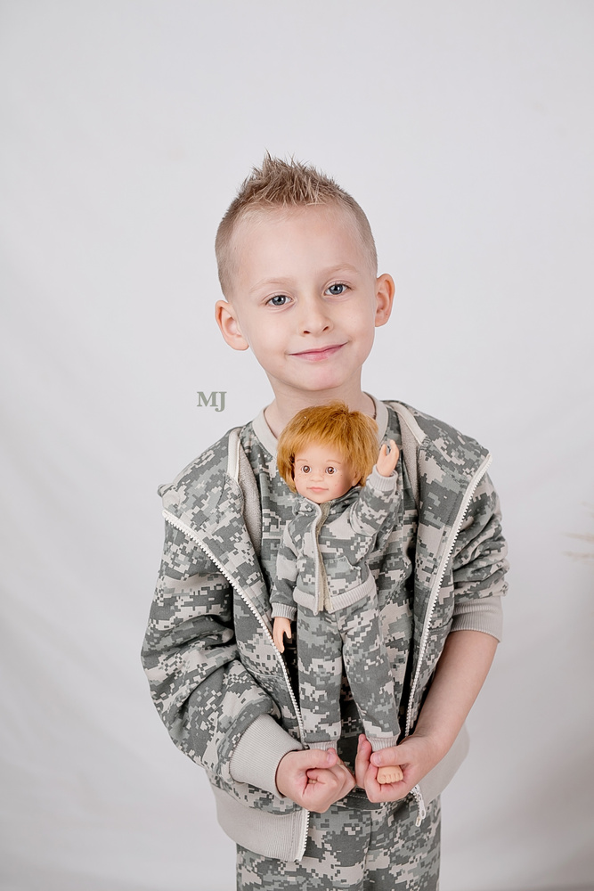 Spodnie dresowe moro chłopięce ACU Produkt Polski