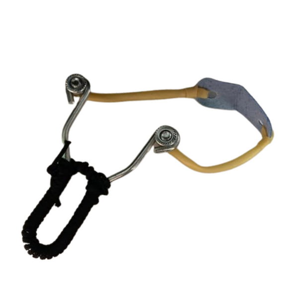 Proca Stalowa z gumka Srebrna