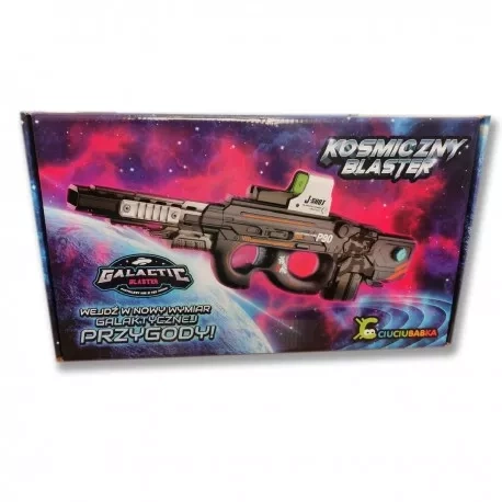 Karabin Kosmiczny Blaster na baterie krążki piankowe 732882