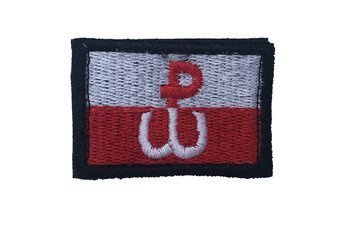 Flaga rzep do munduru emblemat Polska Walcząca