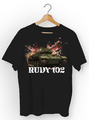 Koszulka T-shirt Chłopięca Czołg Rudy 102 Czarna