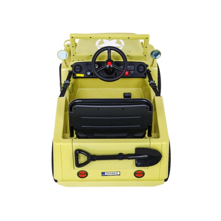 Autko Wojskowe Retro dla dzieci Beżowy