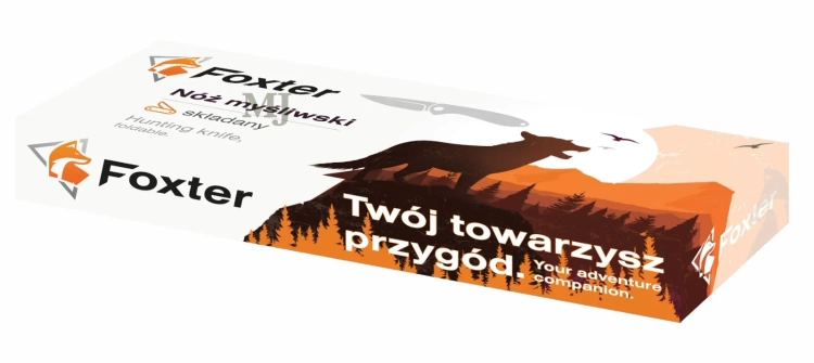 Nóż składany ratowniczy myśliwski survival 22,5cm