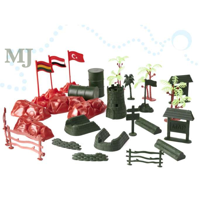 Żołnierzyki baza wojskowa figurki zestaw 307el.