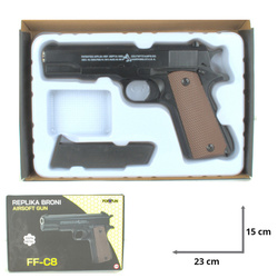 Pistolet metalowy na kulki FF-C8 78260