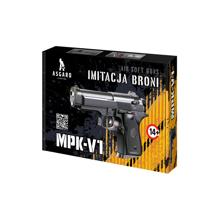 Pistolet metalowy na kulki MPK-V1
