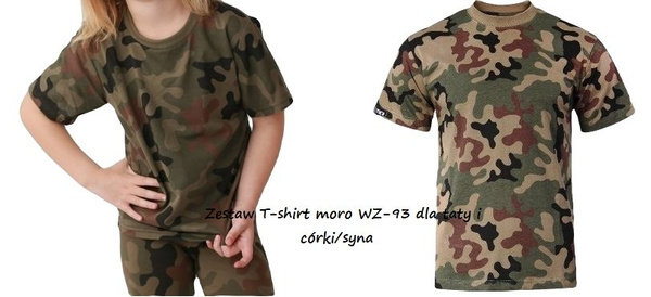 Zestaw T-shirt  moro tata+dziecko