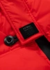 Kurtka zimowa pikowana parka z kapturem Pitbull West Coast KINGSTON II Czerwona