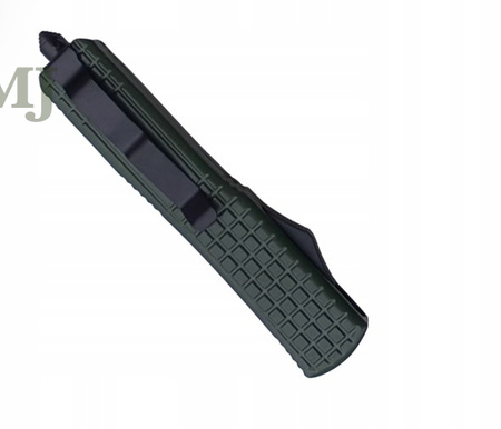 Nóż sprężynowy zielony automat 10022