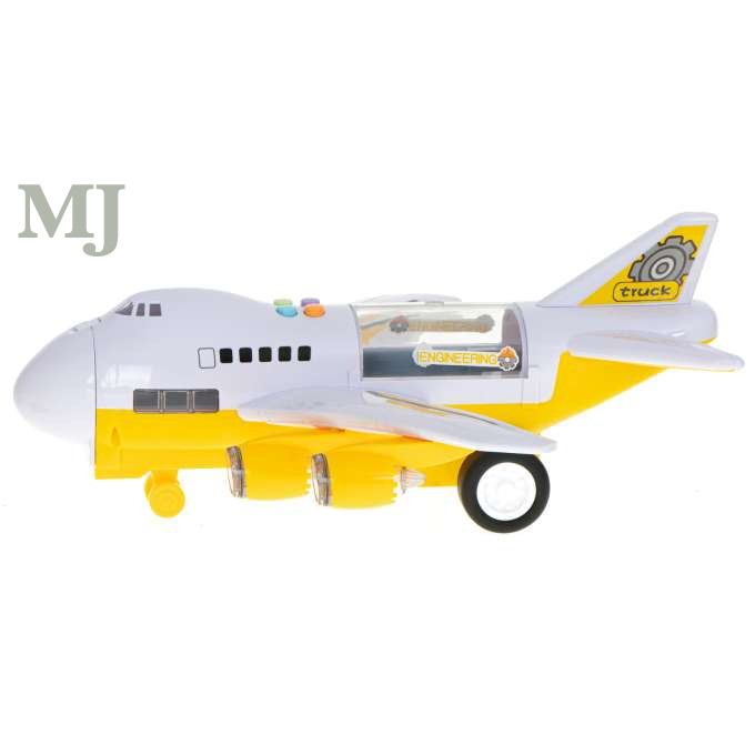 Transporter samolot + 6 aut pojazdy budowlane bok/przód 	KX5987 