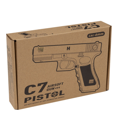 Pistolet na kulki metalowy- MPK C7